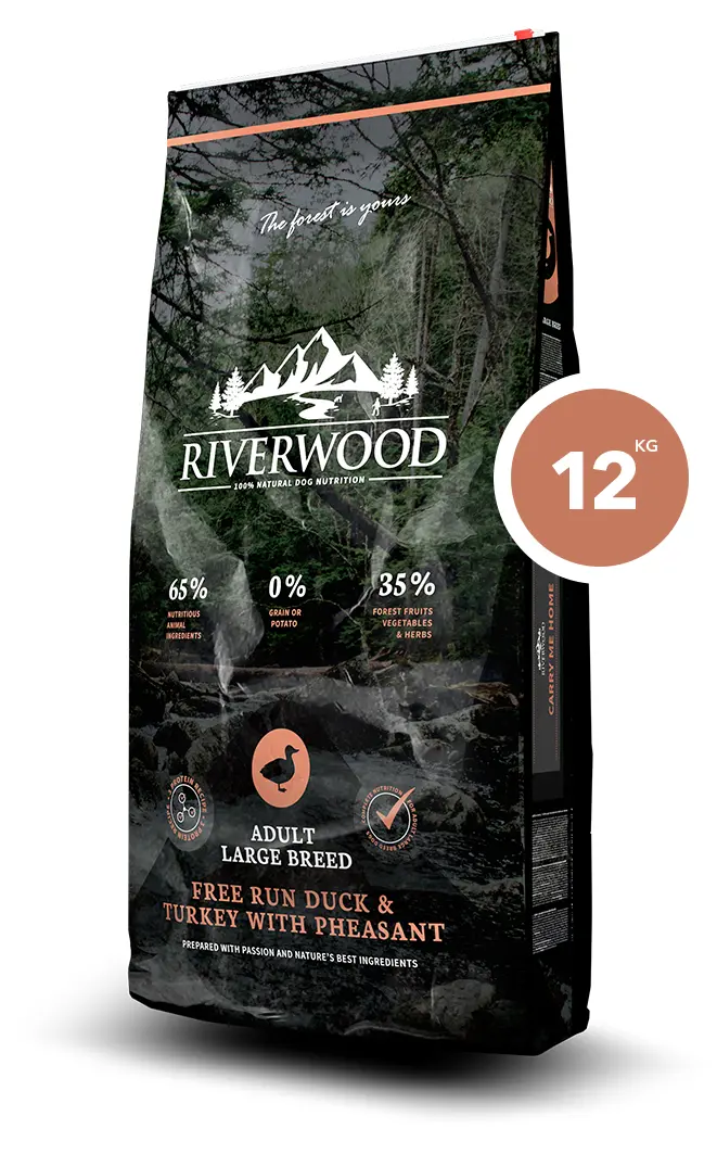 Riverwood Adult Large Breed Duck & Turkey with Pheasant 12 kg