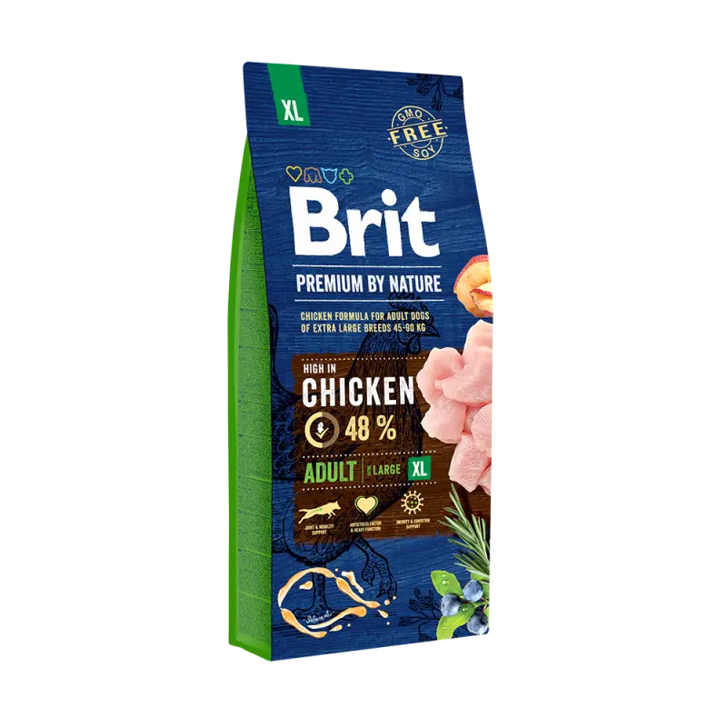 Brit Premium by Nature hondenvoer Adult XL 15 kg