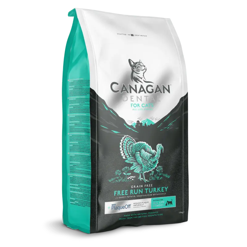 Canagan Grain Free Cat Turkey Dental 4 kg
