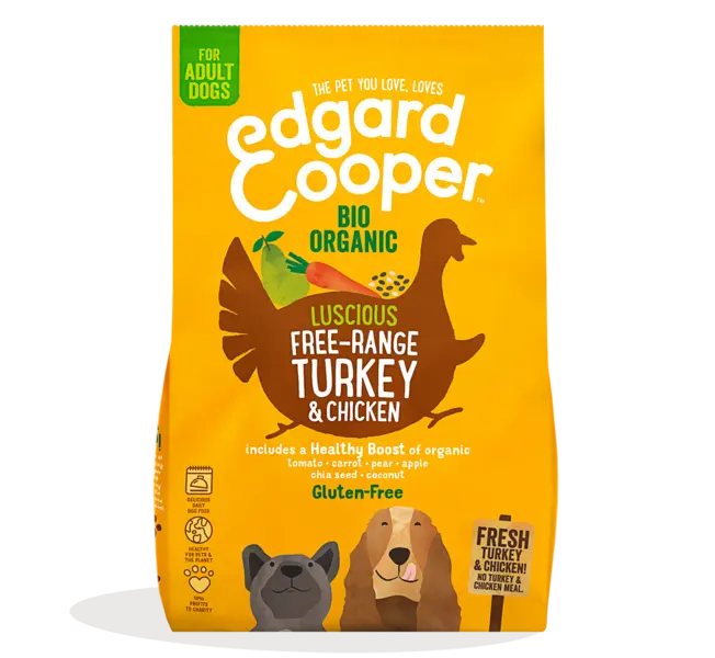 Edgard & Cooper Adult Bio Organic Free-Range Turkey & Chicken 700 gram