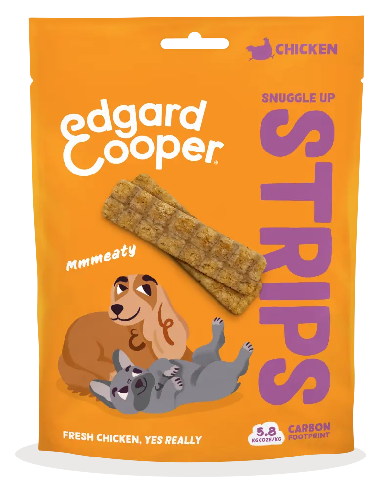 Edgard & Cooper Grain Free Snuggle Up Strips Chicken 75 gram