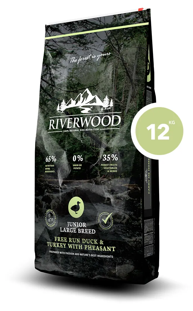 Riverwood Junior Large Breed Turkey & Duck with Pheasant 12 kg