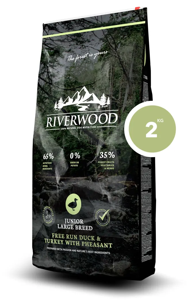 Riverwood Junior Large Breed Turkey & Duck with Pheasant 2 kg