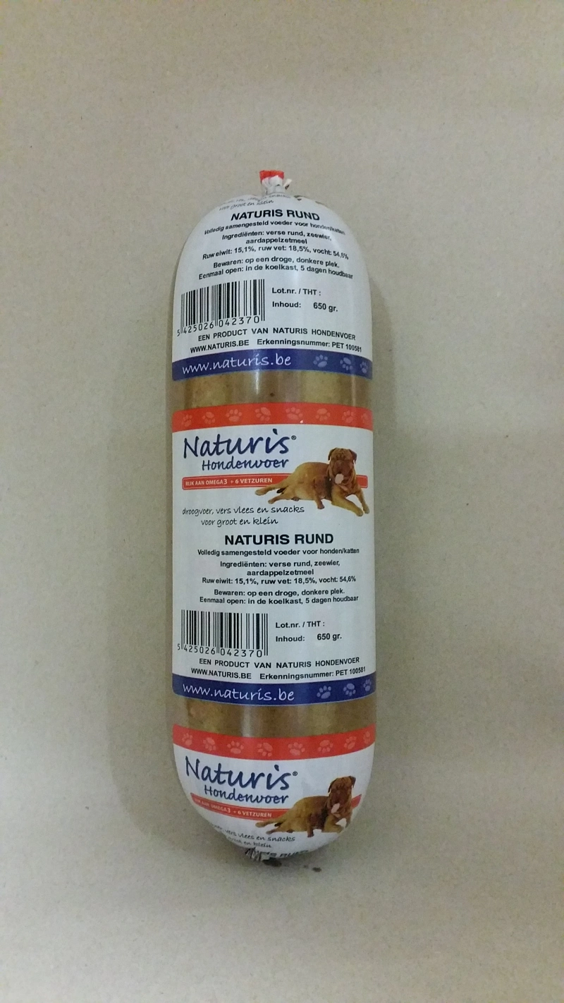 Naturis houdbare worst Rund 650 gram