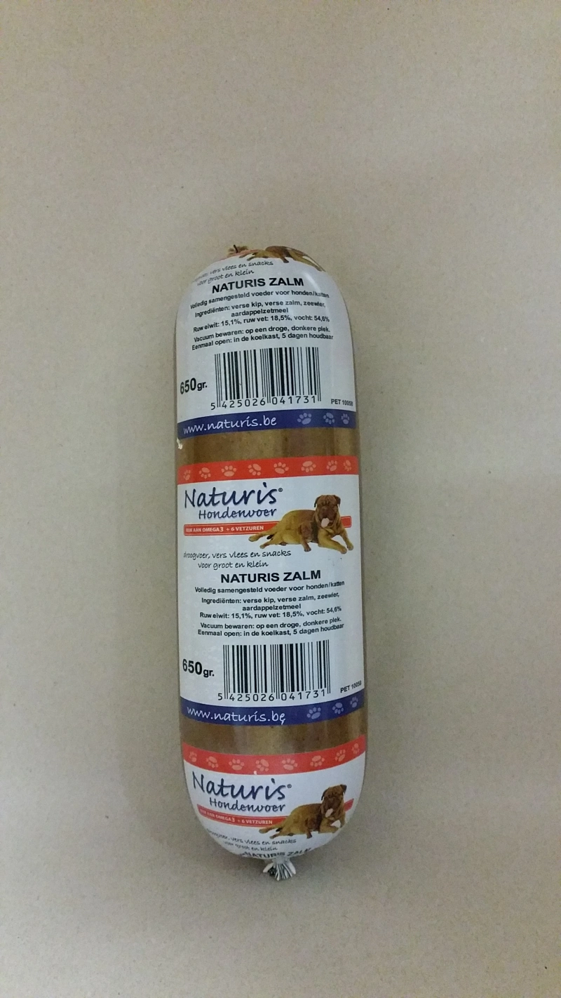 Naturis houdbare worst Zalm 650 gram