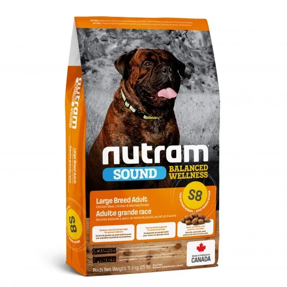 Nutram hondenvoer Adult Large Breed S8 11,4 kg