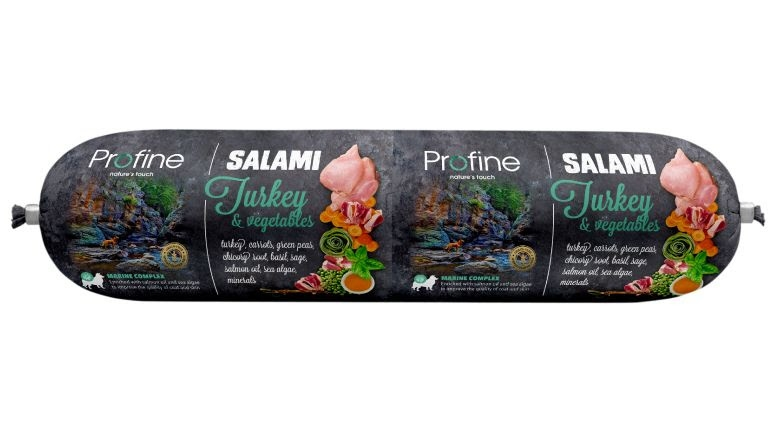 Profine Grain Free Salami worst Turkey & Vegetables 800 gram