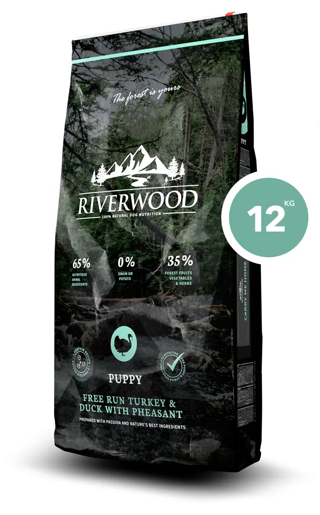 Riverwood Puppy Turkey & Duck with Pheasant 12 kg