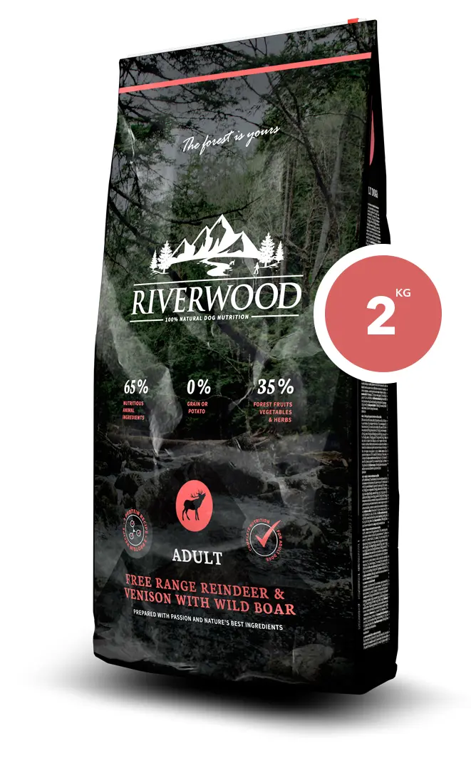 Riverwood Adult Reindeer & Venison with Wild Boar 2 kg