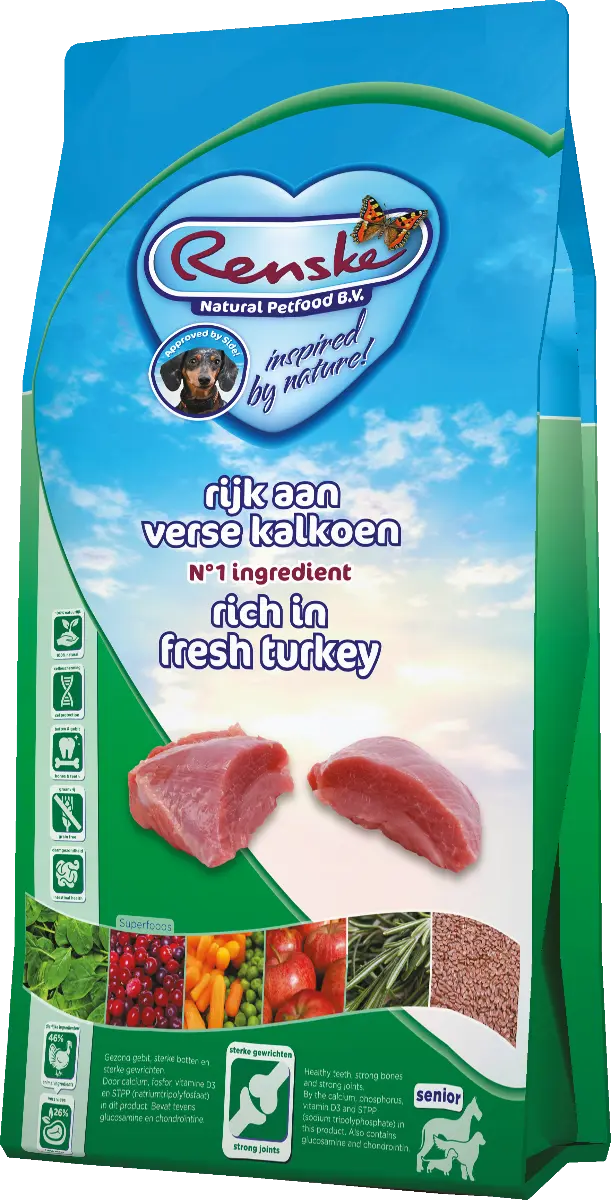 Renske Super Premium Senior Kalkoen Graanvrij 2 kg