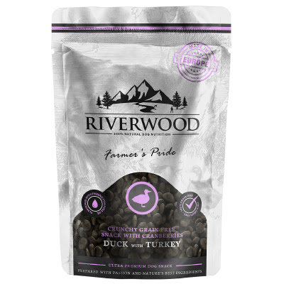 Riverwood hondensnack Crunchy Grainfree Farmer's Pride 200 gram