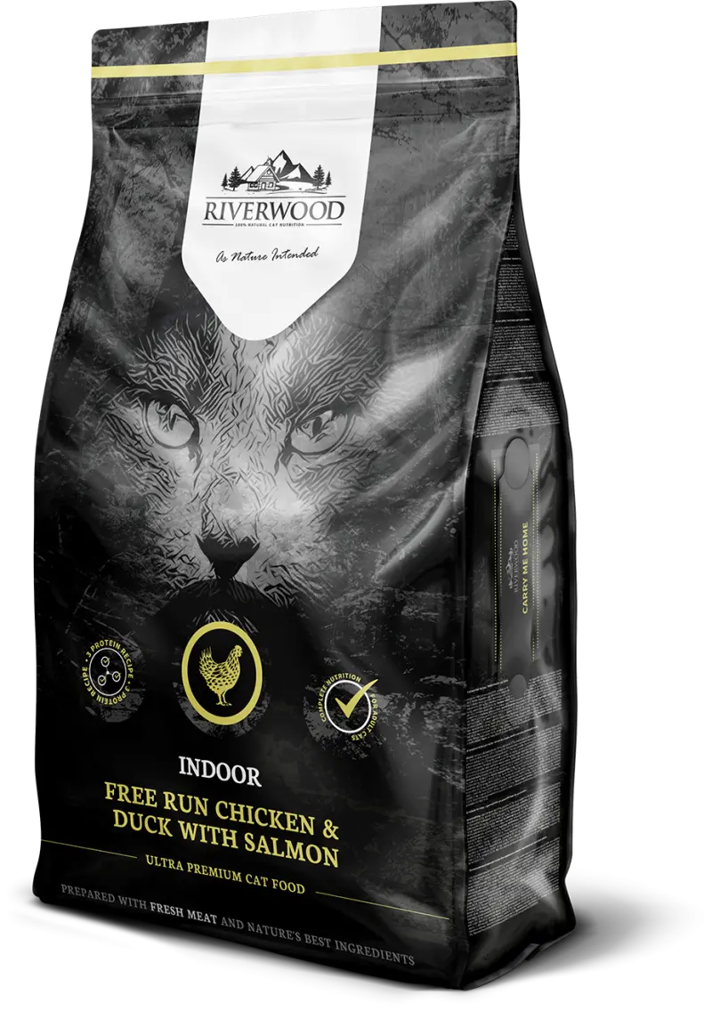 Riverwood Cat Indoor Chicken, Duck with Salmon 6 kg