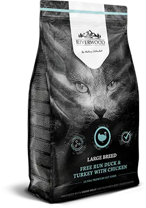 Riverwood Cat Large Breed Duck, Turkey with Chicken 2 kg