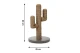 Designed by Lotte Houten Krabpaal Cactus Taupe 35 x 35 x 60 cm