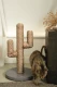 Designed by Lotte Houten Krabpaal Cactus Taupe 35 x 35 x 60 cm