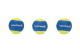 Beeztees Fetch Tennisbal Blauw/Geel 6,3 cm (3 stuks)