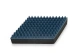 Beeztees rubber massageborstel groot Blauw 16 cm