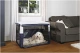 Beeztees benchhoes Benco. beige, blauw. 78 x 55 x 61 cm.