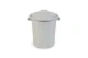 Curver voerton met deksel lichtgrijs 45 liter/15-18 kg