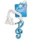 Smurfs Muzieksmurf rubberen hondenspeeltje blauw 42,5 x 6,2 x 2,5 cm