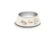 MELAMINE RVS EETBAK KITTY CAT WIT 14 X 4,5 CM