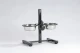 HONDENSTANDAARD 2 RVS BAKKEN 16 CM ZWART