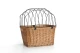 RIETEN FIETSMAND + DRAADKAP 43 X 34 X 44 CM