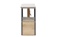 Designed by Lotte Krabpaal Nala Hout Bruin 65 x 40 x 82 cm