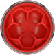 Eat Slow Live Longer anti schrokbak Amaze Flower S Rood