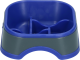 Eat Slow Live Longer anti schrokbak Amaze Pinwheel M Blauw