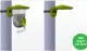 Plastic Singing Friend set Groen