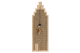 Designed by Lotte Houten halve Krabplank Berit 60 x 20 x 2 cm