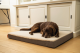Beeztees orthopedisch hondenkussen Zira Beige 100 cm