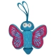 Coockoo hondenspeeltje Rubberen Vlinder Roze 27 x 20 x 7,5 cm