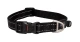 Rogz hondenhalsband Fanbelt L Zwart