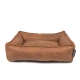 Lex &amp; Max hondenmand Eco-Leather Alaska Cognac 70 x 55 cm