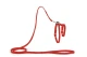 Beeztees nylon kattentuigje Rood 130 cm x 10 mm