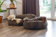 Beeztees Pluche Hondenmand Yala Bruin 50 x 50 x 12 cm