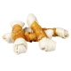 Duvo+ Meat Rawhide Bones met Kip L 2500 gram