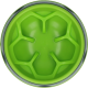 Eat Slow Live Longer anti schrokbak Amaze Flower S Groen