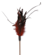 Petlando kattenhengel met veren 40 cm (kleur: assorti)