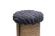Designed by Lotte krabpaal Ribbed Antraciet 35 x 35 x 50 cm