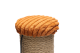 Designed by Lotte krabpaal Ribbed Terra 35 x 35 x 50 cm